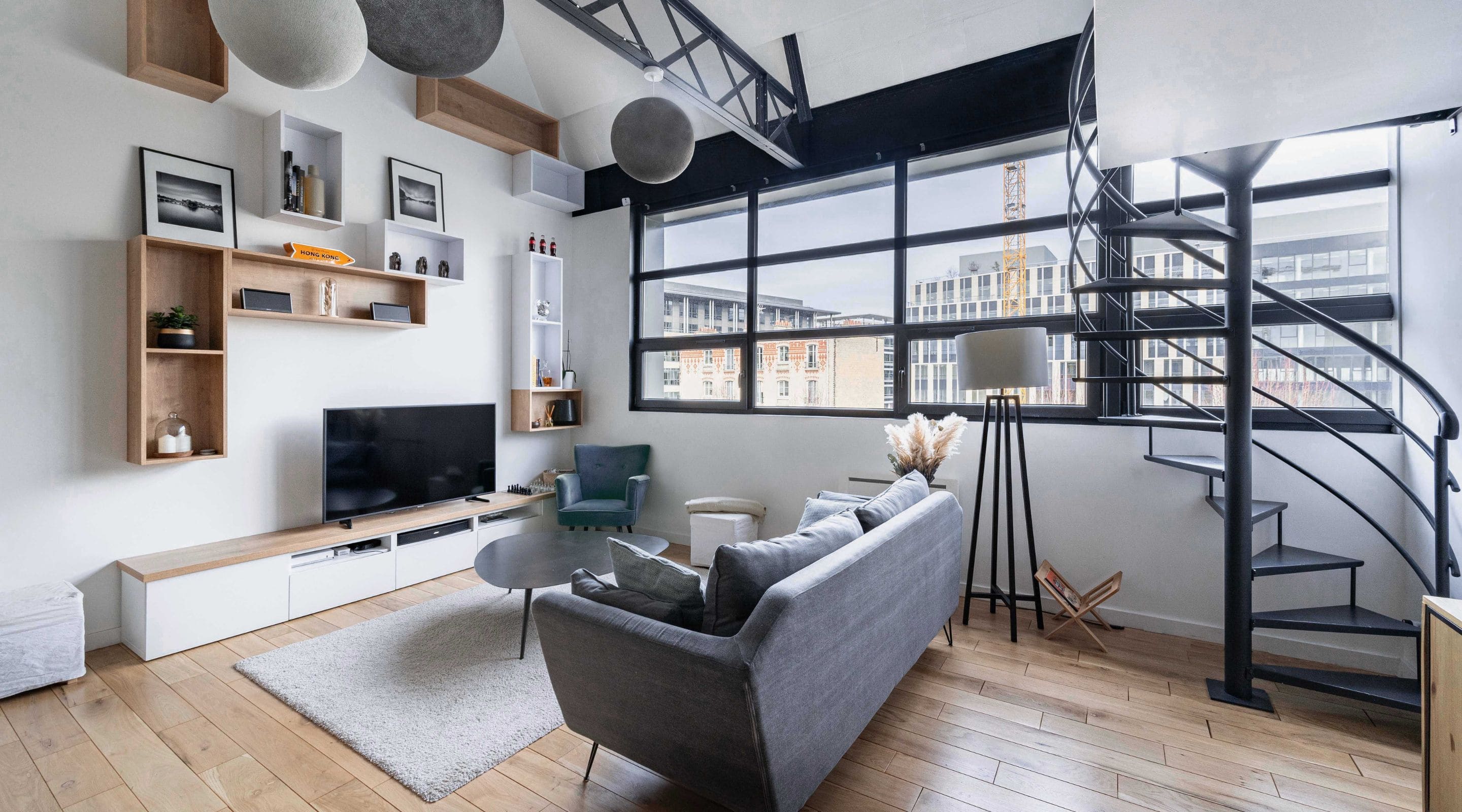 Rénovation totale Courbevoie : Black Box | Camille Duchemin
